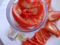 Горькая аджика из перца и помидор на зиму - шаг 3 Горькая аджика из перца и помидор на зиму - шаг 3
