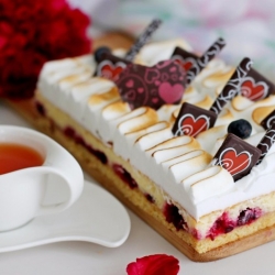 Аля чизкейк с меренгой