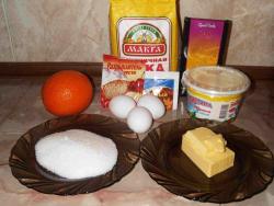 Апельсиновый кекс с шоколадом