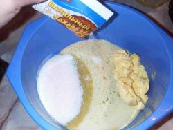 Апельсиновый кекс с шоколадом