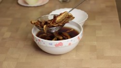 название картинки Суп из сухих белых грибов