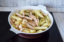 Азу из курицы с солеными огурцами - шаг 8 Азу из курицы с солеными огурцами - шаг 8