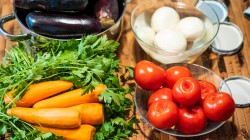 Баклажанная икра с морковью и помидорами на зиму - шаг 1 Баклажанная икра с морковью и помидорами на зиму - шаг 1