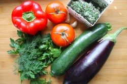 Баклажаны и кабачки запеченные в духовке