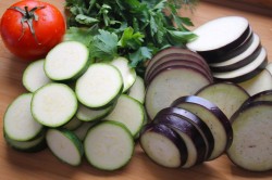 Баклажаны и кабачки запеченные в духовке