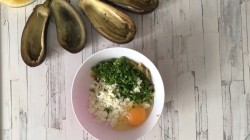 название картинки Баклажаны запеченные с творогом и сыром