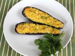 Баклажаны запеченные с сыром и чесноком в духовке