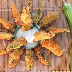 Жаренная бамия в кляре