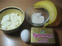 Бананово-творожная запеканка