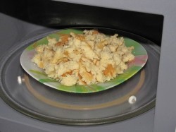 Банановый пирог в микроволновке