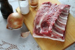 название картинки Баранина жареная на сковороде