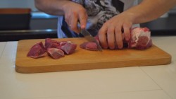 Баранина с фасолью и болгарским перцем - шаг 2