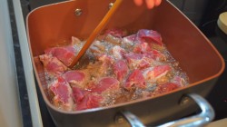 Баранина с фасолью и болгарским перцем - шаг 3