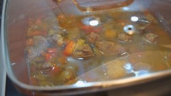 Баранина с фасолью и болгарским перцем - шаг 9