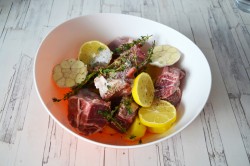 Баранина с картошкой в духовке