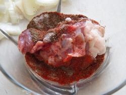 Баранина жареная на сковороде Говурма по-азербайджански