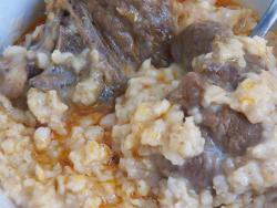 Баранина жареная на сковороде Говурма по-азербайджански