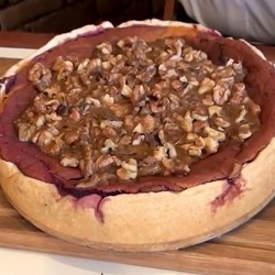 Пирог с бататом и карамелью