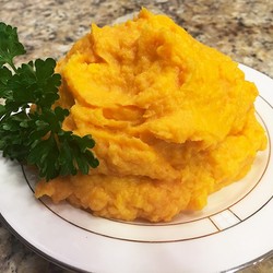 Пюре из батата со сливками