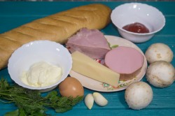 название картинки Батон с начинкой