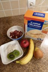 Батончики мюсли  овсяные с фруктами