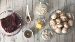 название картинки Бефстроганов с грибами