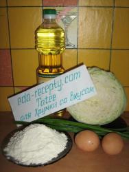 Белокочанная капуста в кляре с зеленью