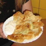 Белокочанная капуста в кляре с зеленью