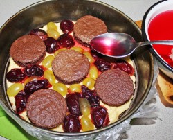 Бисквитный торт Фруктовый - шаг 20