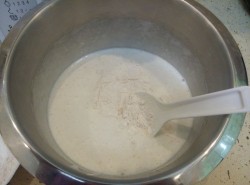 Бисквит с начинкой из бананов