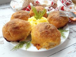 Биточки рыбные в духовке - шаг 10