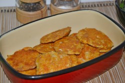 Блинчики из икры карпа с соусом