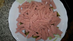 название картинки Блинчики с колбаской