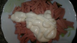 название картинки Блинчики с колбаской