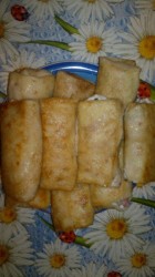 название картинки Блинчики с колбаской