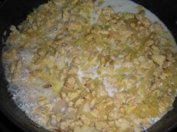 название картинки Блины с курицей и сыром