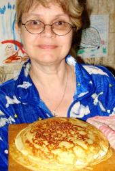 Блины простые с 1 яйцом