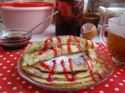 название картинки Блины на манке на дрожжах