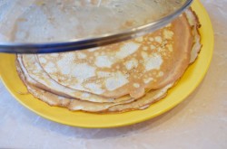 название картинки Блины с банановой начинкой