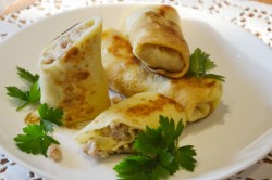 Блины с мясным фаршем - шаг 21 Блины с мясным фаршем - шаг 21