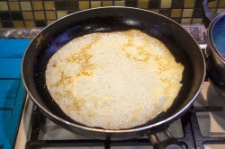 название картинки Блины с картошкой и грибами на кипятке