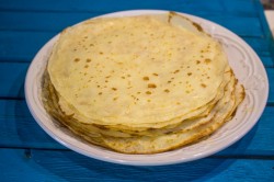 название картинки Блины с картошкой и грибами на кипятке