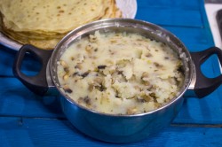 название картинки Блины с картошкой и грибами на кипятке