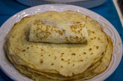 название картинки Блины с картошкой и грибами на кипятке