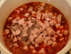 Борщ московский со свеклой - шаг 11