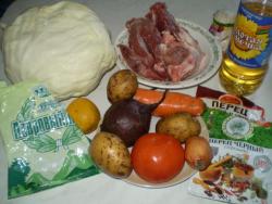 Классический борщ с мясом