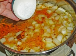 Борщ с фасолью постный - шаг 11