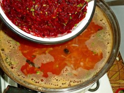 Борщ с фасолью постный - шаг 16