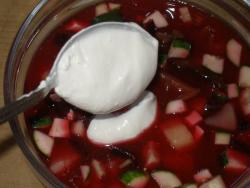 название картинки Борщ селянский холодный