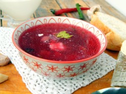 название картинки Борщ со свежей капустой и свеклой